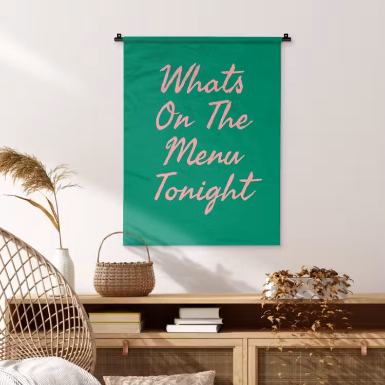Wandkleed - Menu - Quote - Roze — 4