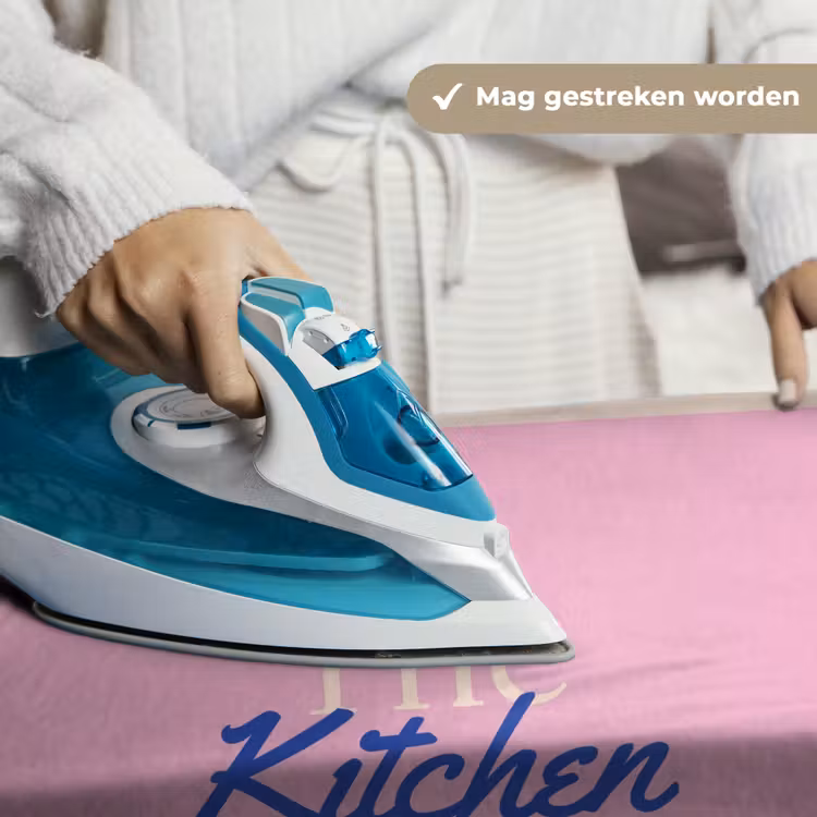 Wandkleed - Tekst - Blauw - Keuken - Kader — 7