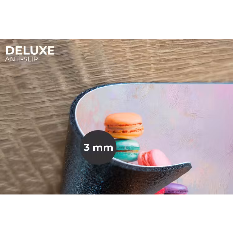 Placemat - 6 stuks - Macarons - Schaal - Pastel - Kleurrijk — 4