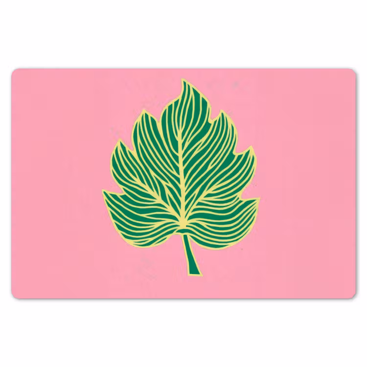 Placemat - 6 stuks - Blad - Groen - Illustratie - Minimalistisch — 7