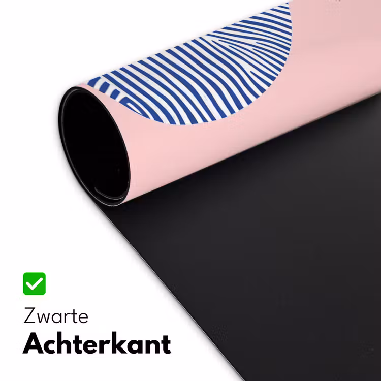 Bureau onderlegger - Kat - Illustratie - Minimalistisch - Roze — 4