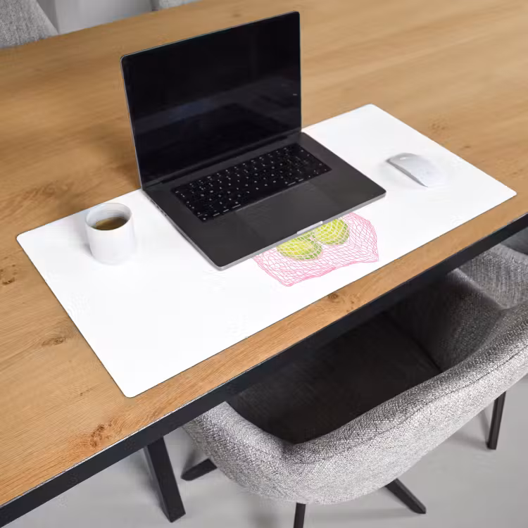 Bureau onderlegger - Netzakje - Roze - Illustratie - Limoenen — 2