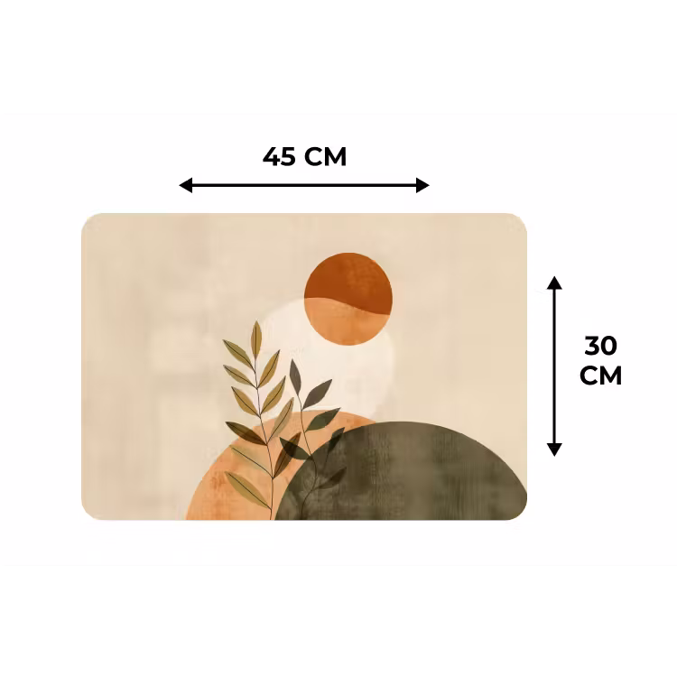 Placemat - 6 stuks - Takken - Vormen - Abstract — 3