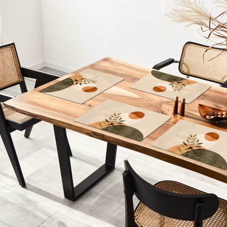 Placemat - 6 stuks - Takken - Vormen - Abstract — 5
