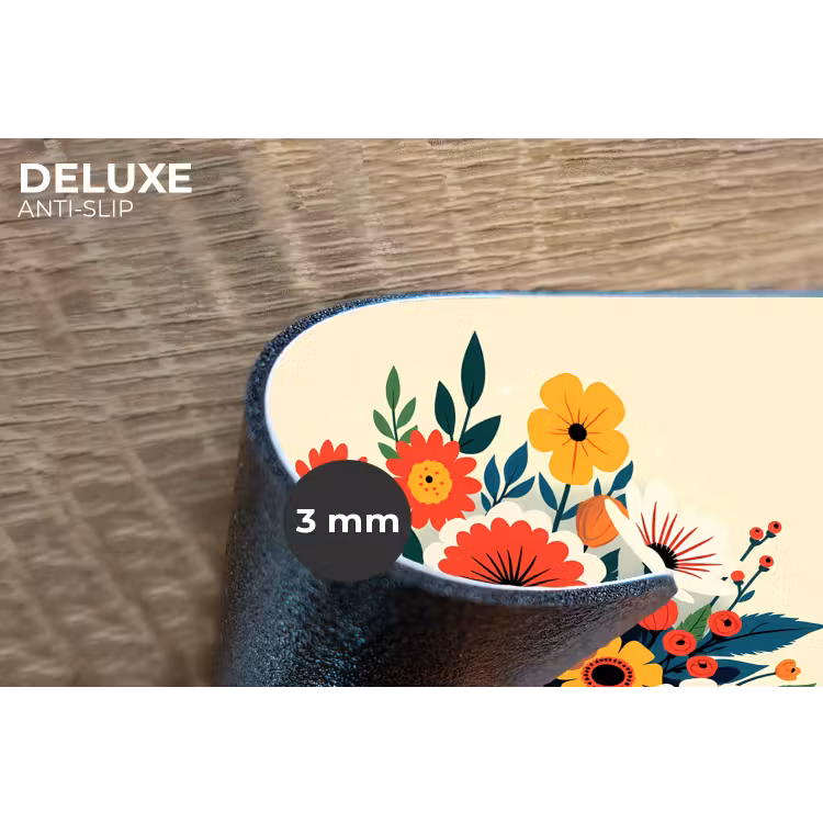 Placemat - 6 stuks - Boeket - Bladeren - Illustratie - Kleurrijk — 4
