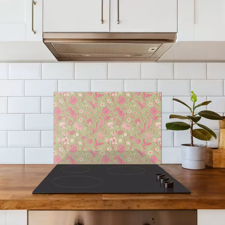 Spatscherm keuken - Classic - Pink - Mint — 5
