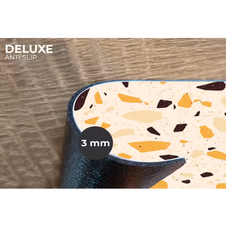 Placemat - 6 stuks - Terrazzo - Patroon - Geel - — 4