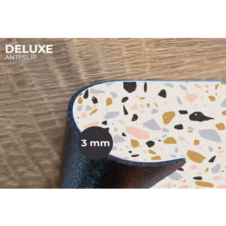 Placemat - 6 stuks - Terrazzo - Patroon - Neutraal - Zacht - Multi — 4