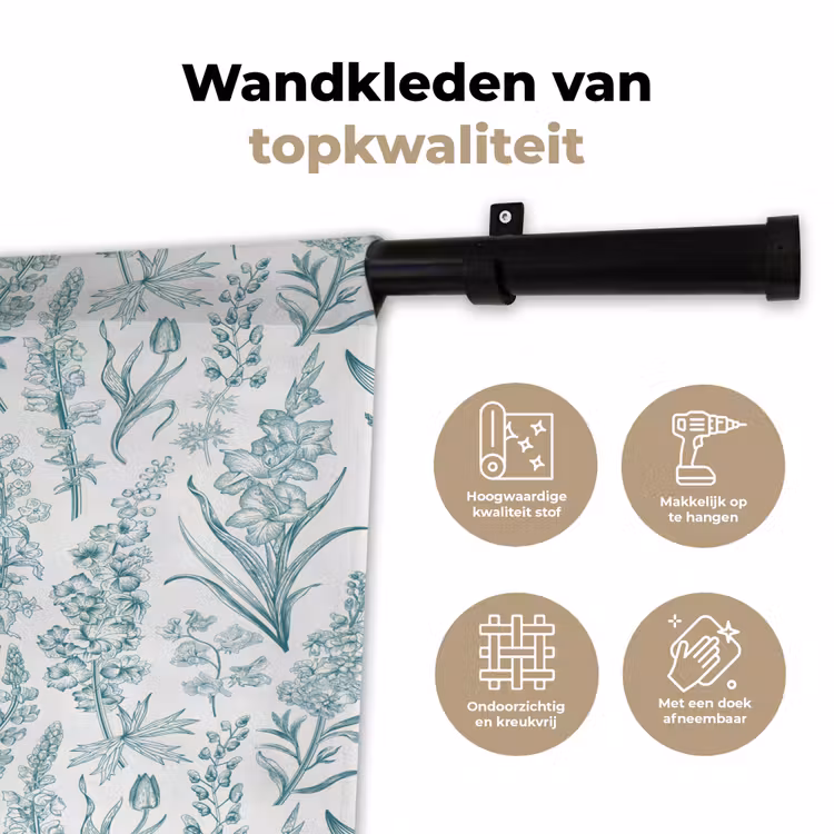 Wandkleed - Lovely - Garden - Emerald — 3