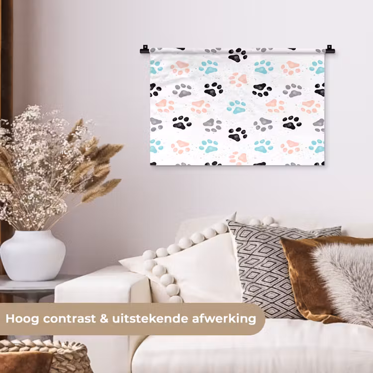 Wandkleed - Paw - Pattern - Color — 4