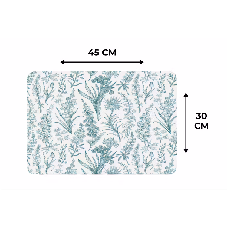 Placemat - 6 stuks - Lovely - Garden - Emerald — 3