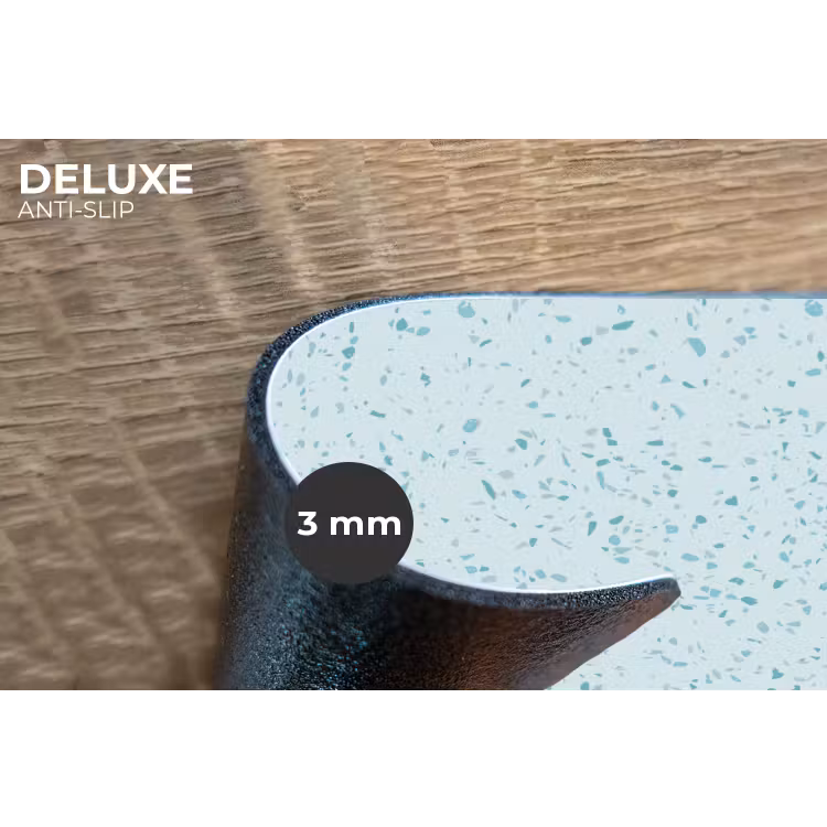 Placemat - 6 stuks - Terrazzo - Patroon - Kleurrijk - Baby Blauw — 4