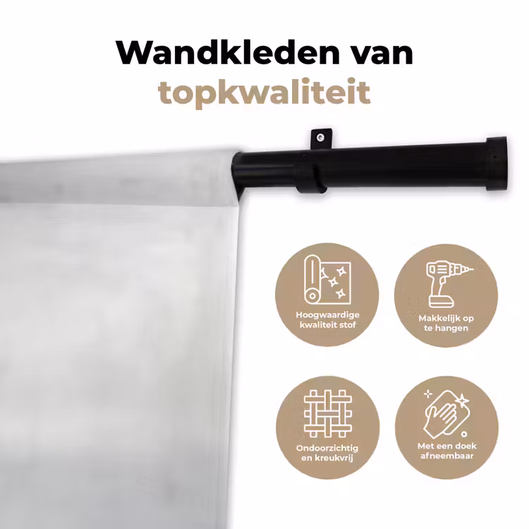 Wandkleed - Minimalistisch - Silhouet - Zwart - Vliegtuig — 3