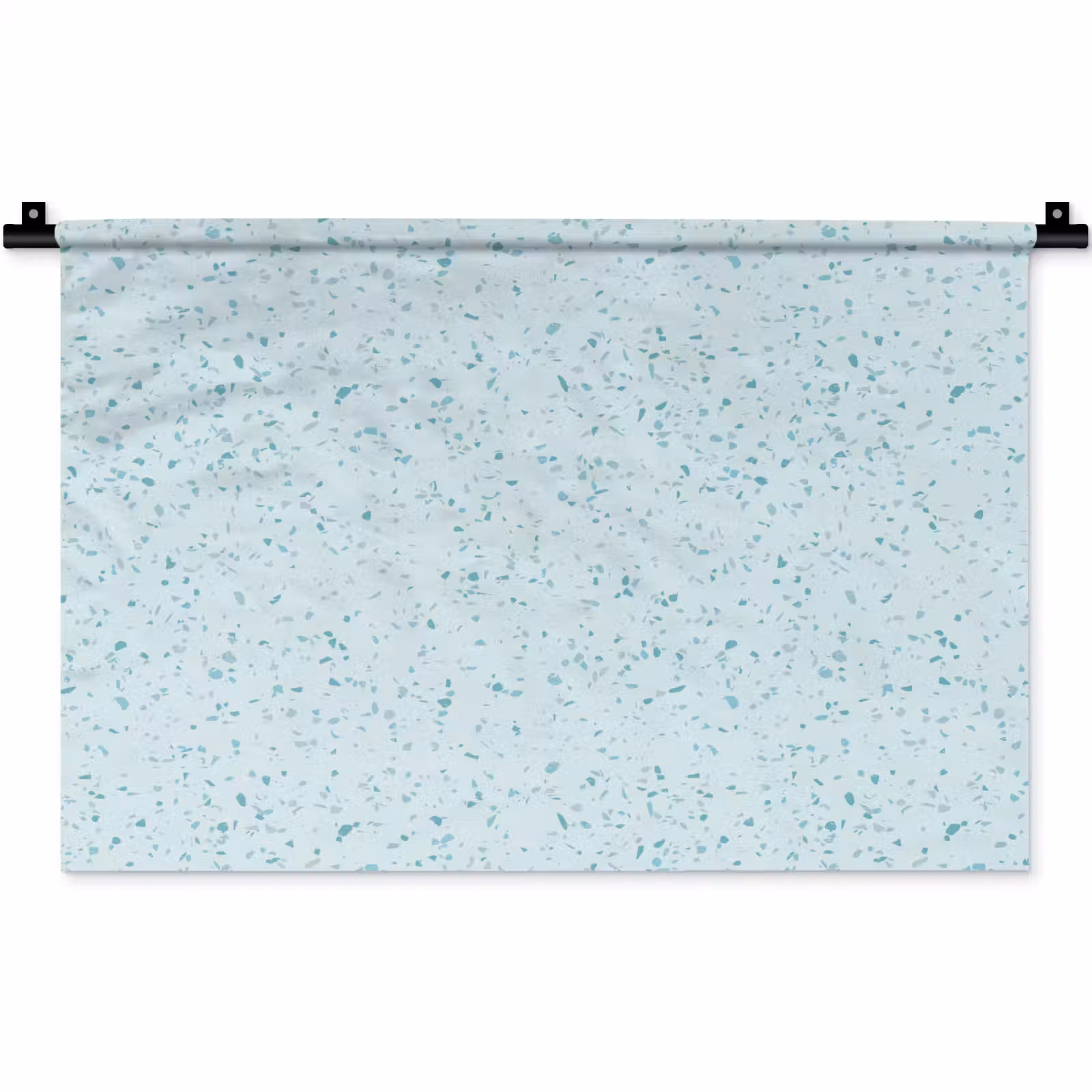 Wandkleed - Terrazzo - Patroon - Kleurrijk - Baby Blauw — 1