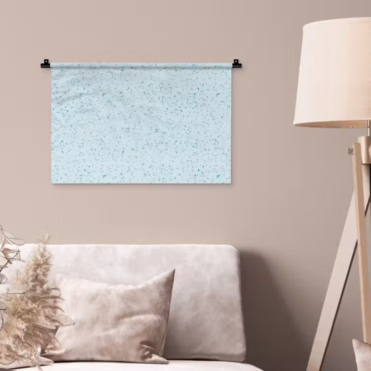 Wandkleed - Terrazzo - Patroon - Kleurrijk - Baby Blauw — 2
