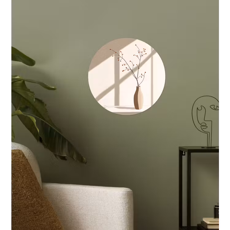 Behangcirkel - Vaas - Takken - Bessen - Minimalistisch — 3