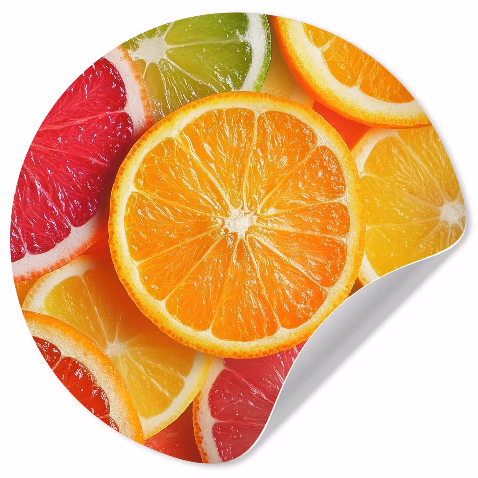 Behangcirkel - Fruit - Kleurrijk - Close up — 1