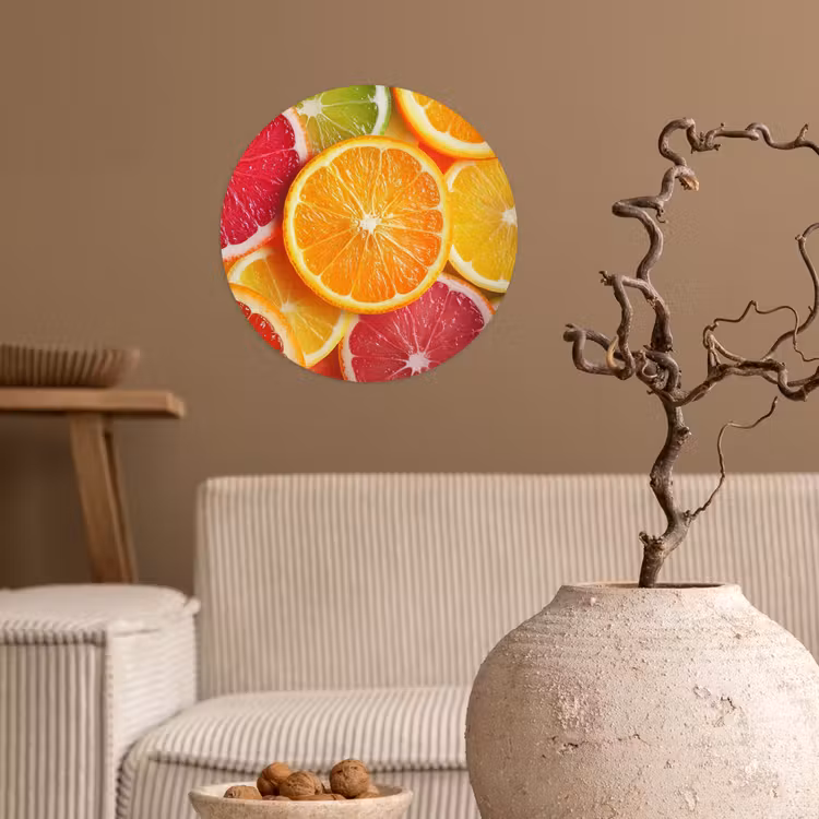 Behangcirkel - Fruit - Kleurrijk - Close up — 2