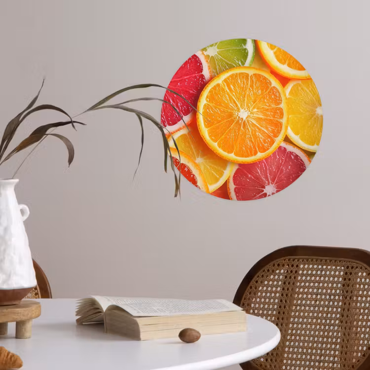 Behangcirkel - Fruit - Kleurrijk - Close up — 4