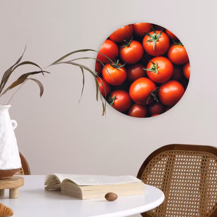Muurcirkel - Groente - Rood - Tomaten — 4