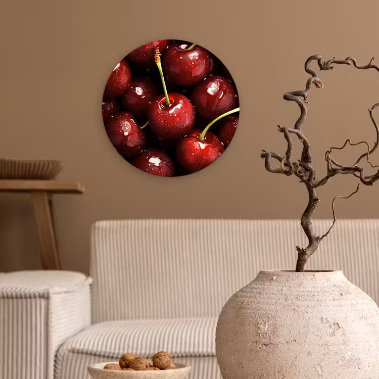 Muurcirkel - Rood - Fruit - Kersen — 2