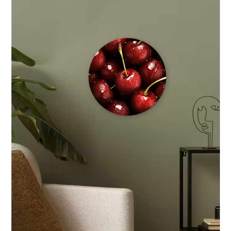Muurcirkel - Rood - Fruit - Kersen — 3