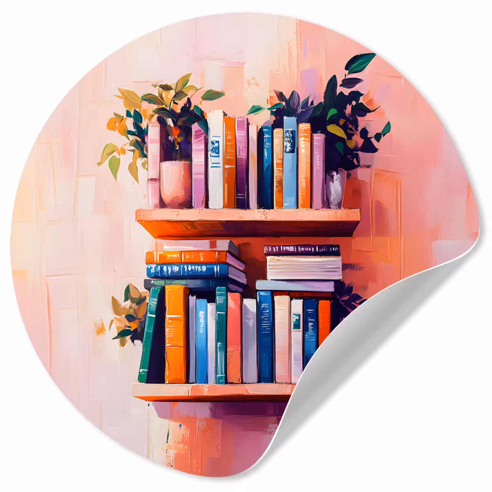 Behangcirkel - Planken - Boeken - Bladeren — 1
