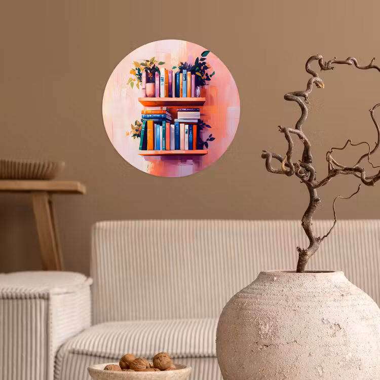 Behangcirkel - Planken - Boeken - Bladeren — 2