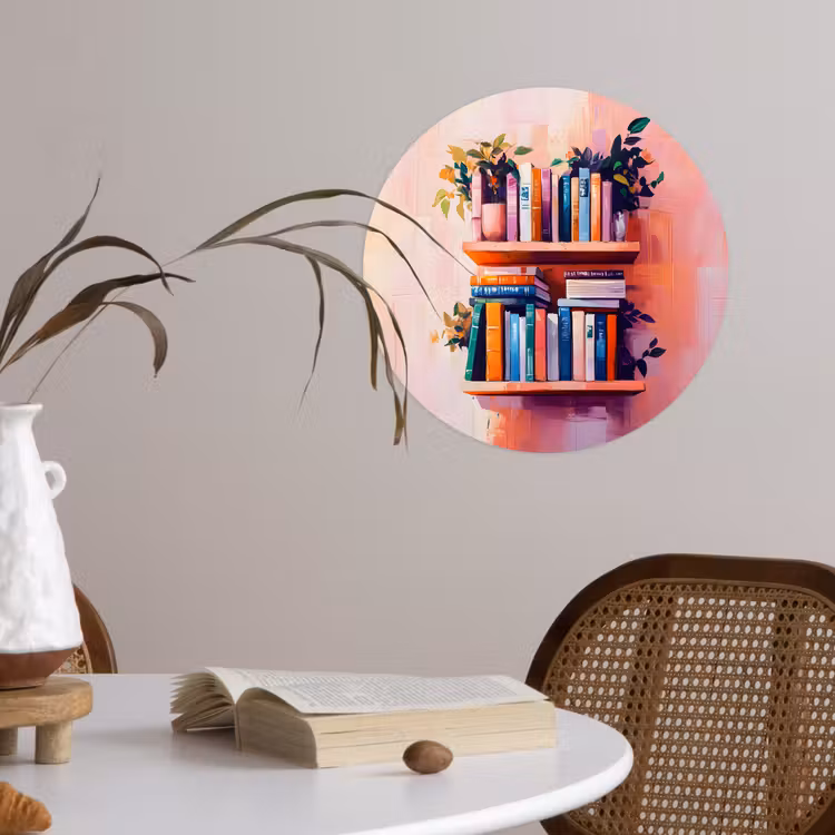 Behangcirkel - Planken - Boeken - Bladeren — 4