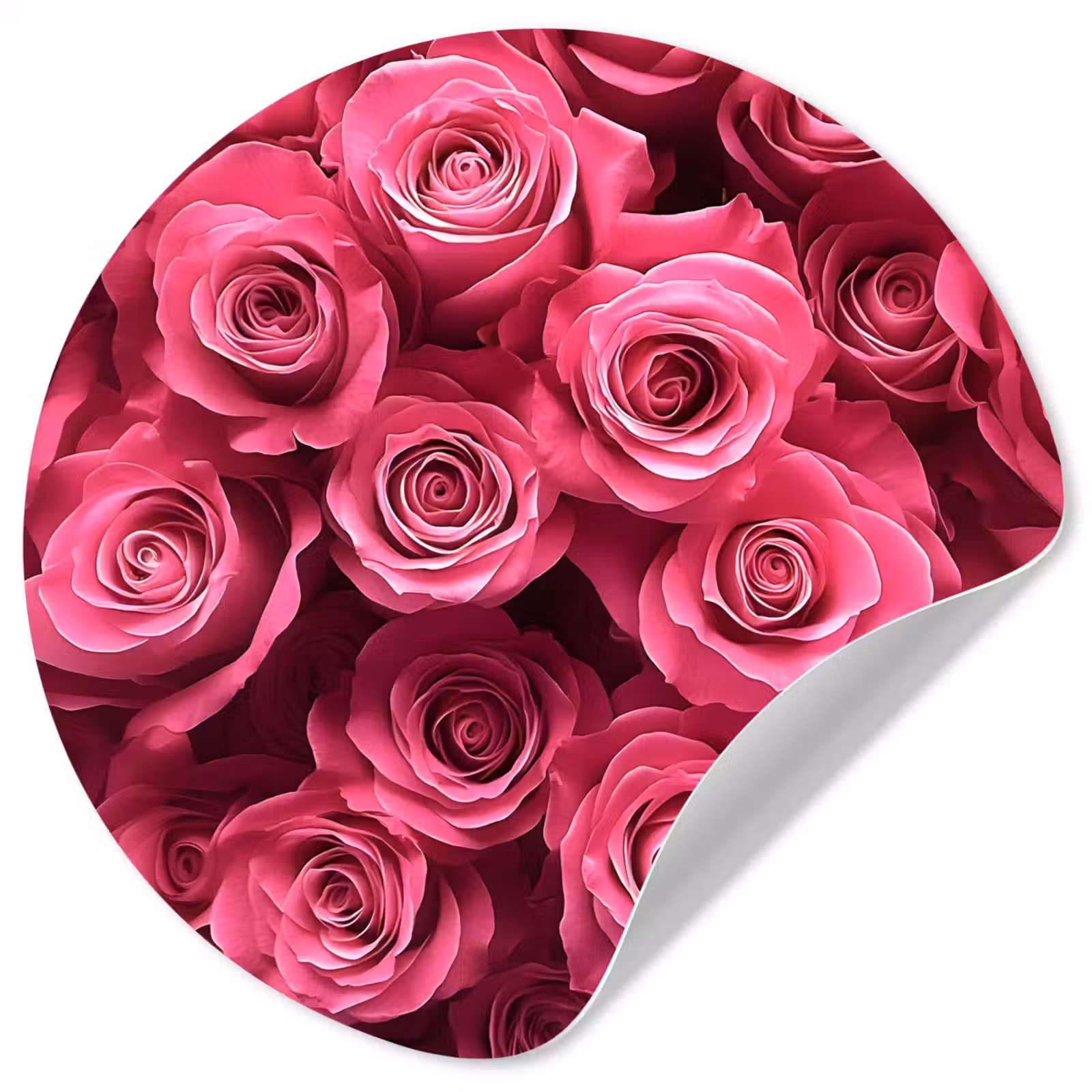 Behangcirkel - Rozen - Pink - Bloem — 1