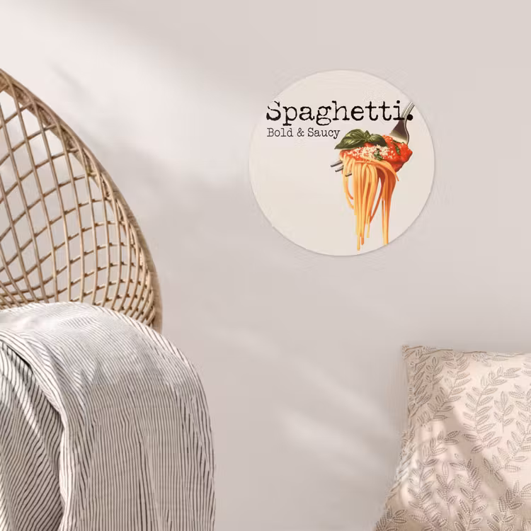 Behangcirkel - Spaghetti - tomatensaus - Parmezaanse kaas — 5