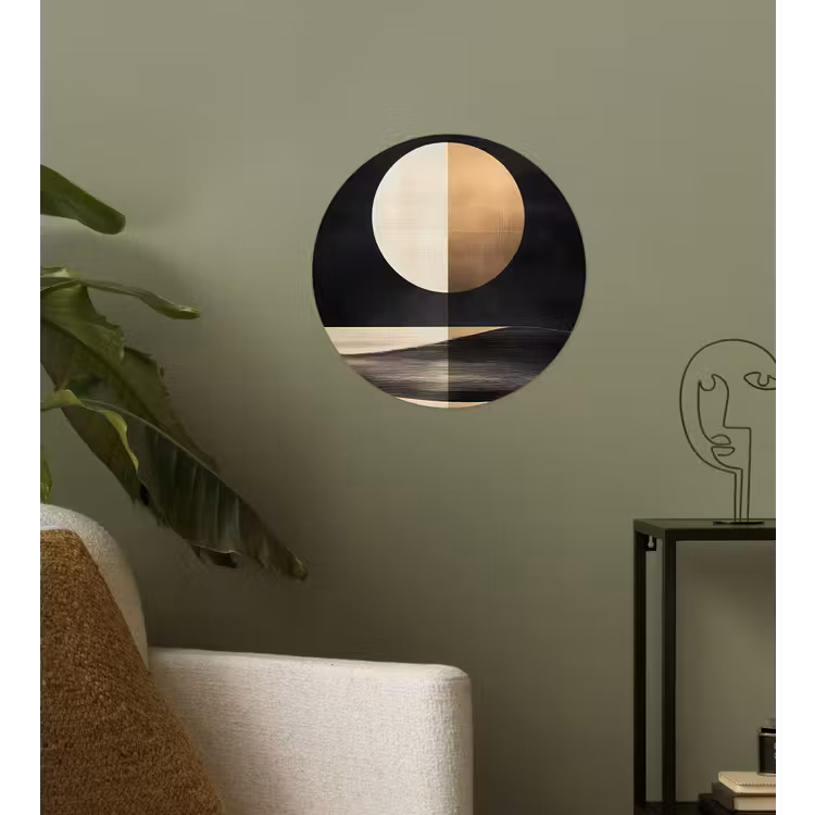 Behangcirkel - Maan - Cirkel - Goud — 3