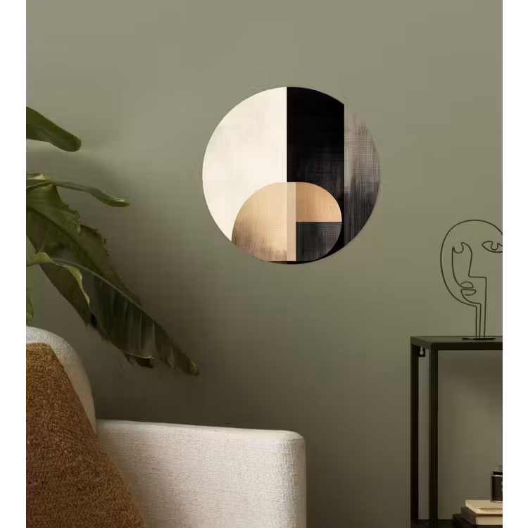 Behangcirkel - Vormen - Modern - Zwart — 3