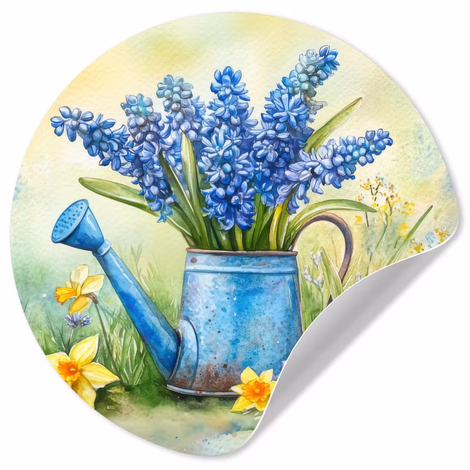 Behangcirkel - Gieter - Lavendel - Bloesems — 1