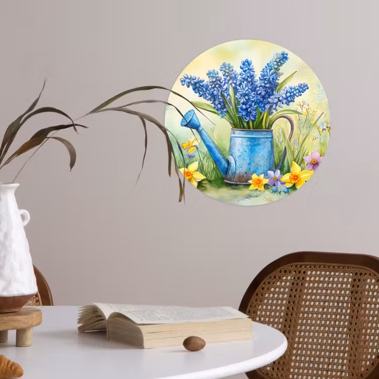 Behangcirkel - Gieter - Lavendel - Bloesems — 4