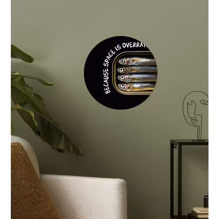 Behangcirkel - Sardines - Tekst - Vis - Blik — 3