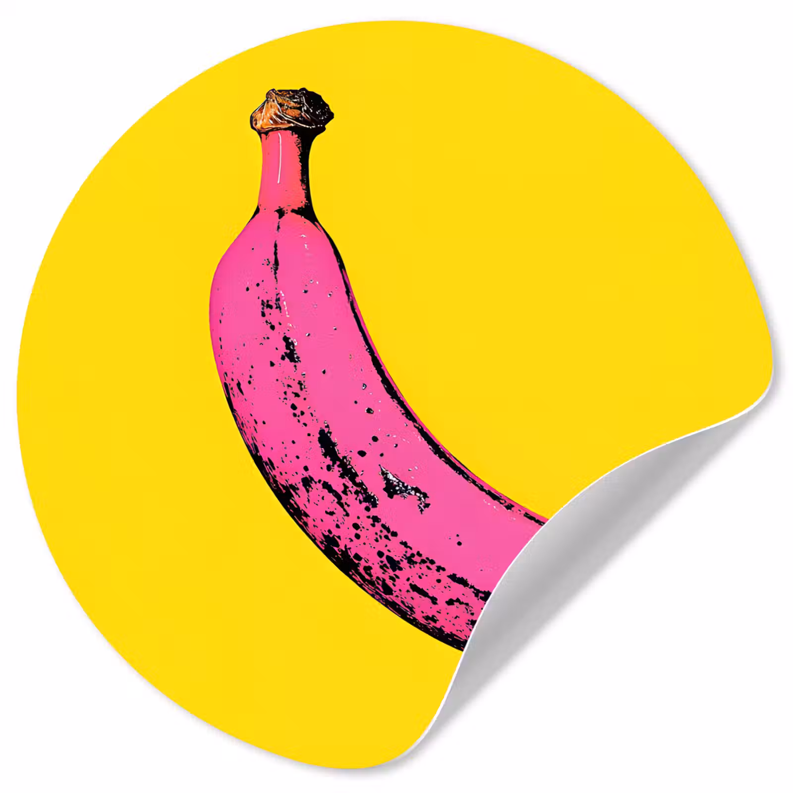 Behangcirkel - Banaan - Grafisch - Geel — 1