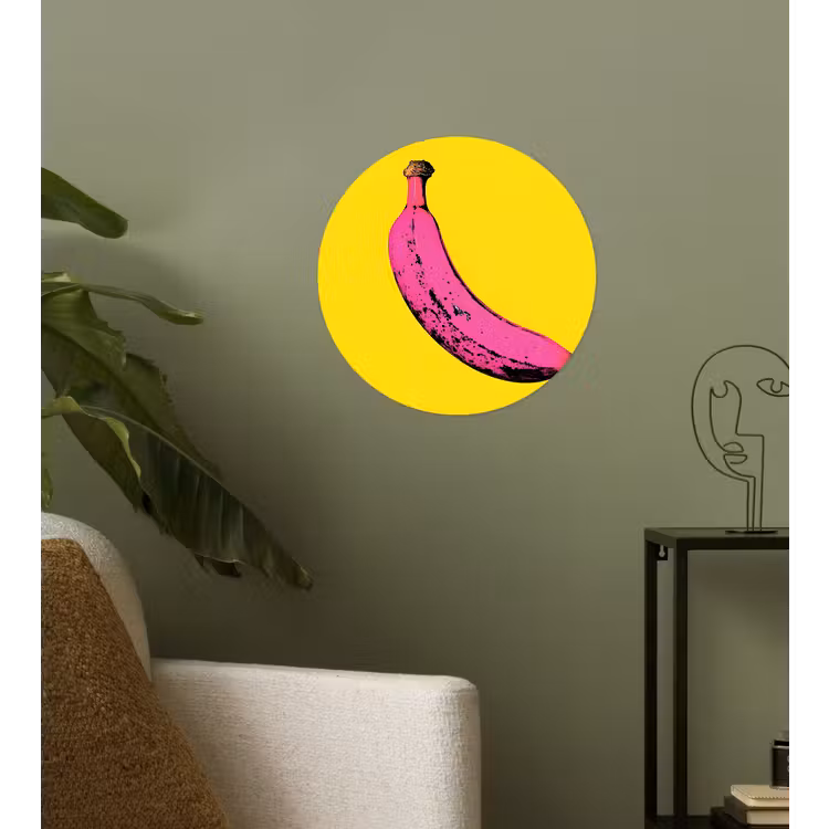 Behangcirkel - Banaan - Grafisch - Geel — 3