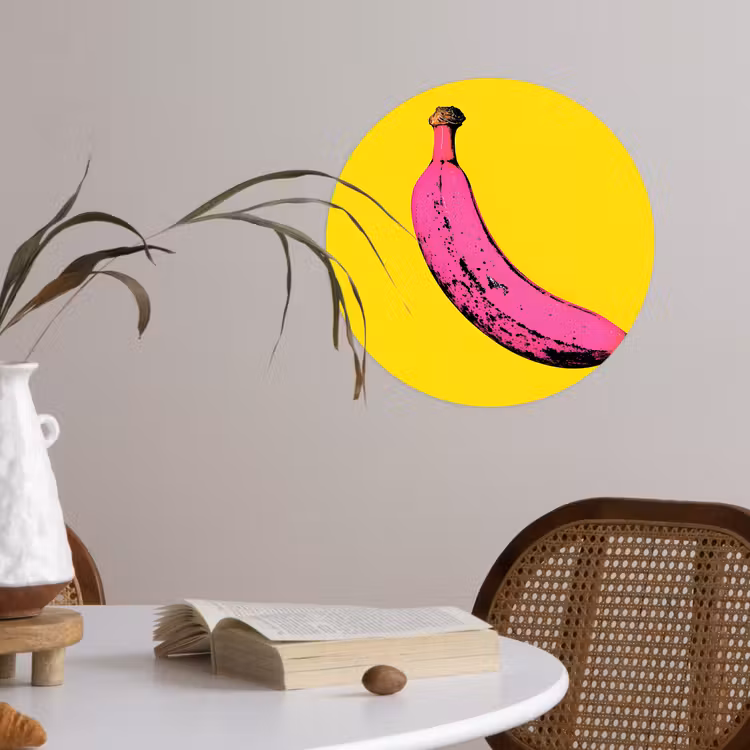 Behangcirkel - Banaan - Grafisch - Geel — 4