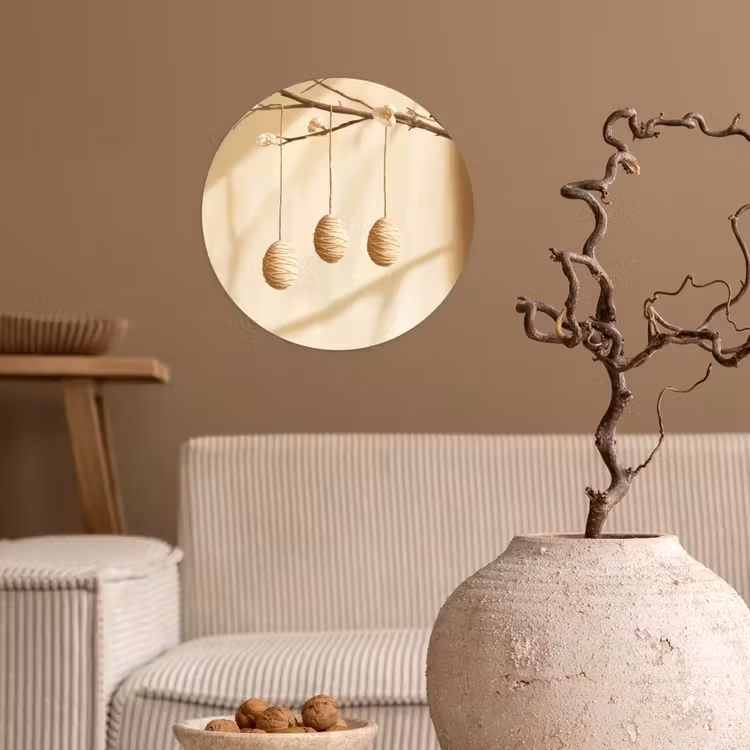 Behangcirkel - Beige - Paastak - Eieren — 2