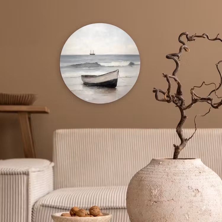 Muurcirkel - Roeiboot - Zee - Horizon — 2