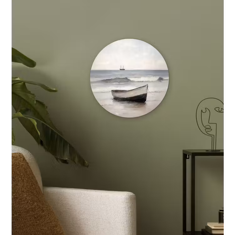 Muurcirkel - Roeiboot - Zee - Horizon — 3