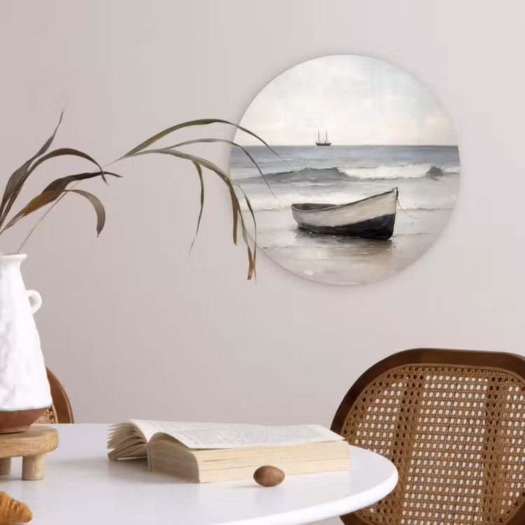 Muurcirkel - Roeiboot - Zee - Horizon — 4