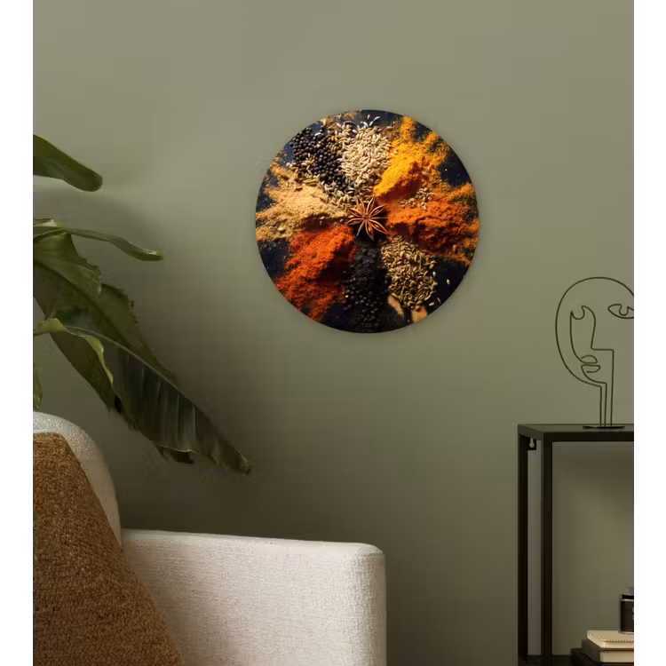 Muurcirkel - Specerijen - Explosie - Oranje — 3