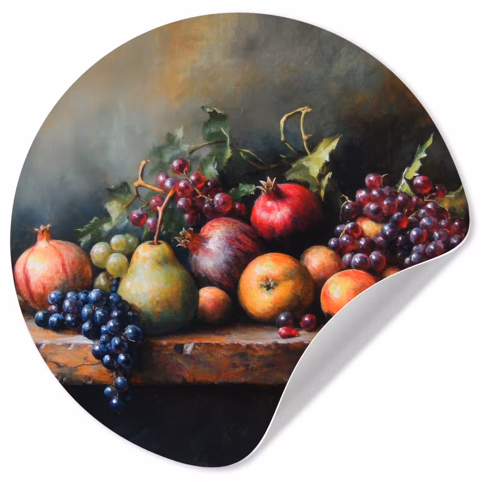 Behangcirkel - Rustiek - Stilleven - Fruit — 1