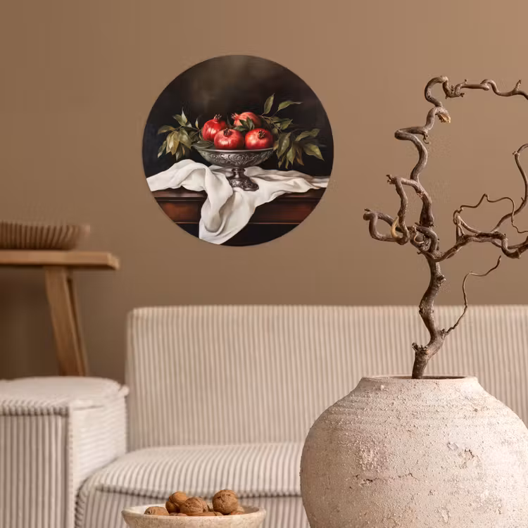 Behangcirkel - Granaatappels - Klassiek - Vintage — 2