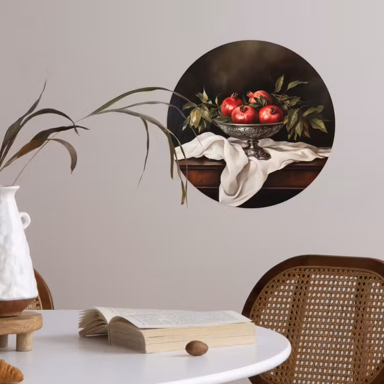 Behangcirkel - Granaatappels - Klassiek - Vintage — 4