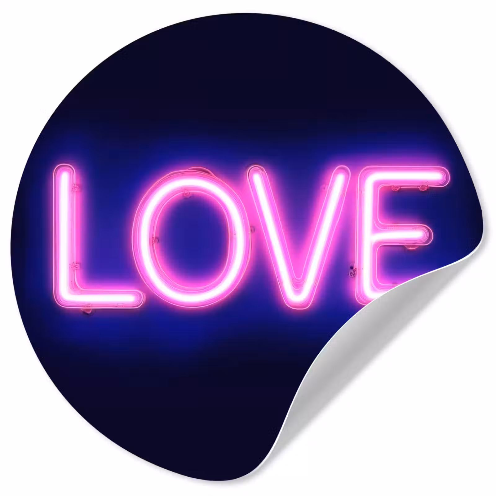Behangcirkel - Neon - Love - Valentijn — 1