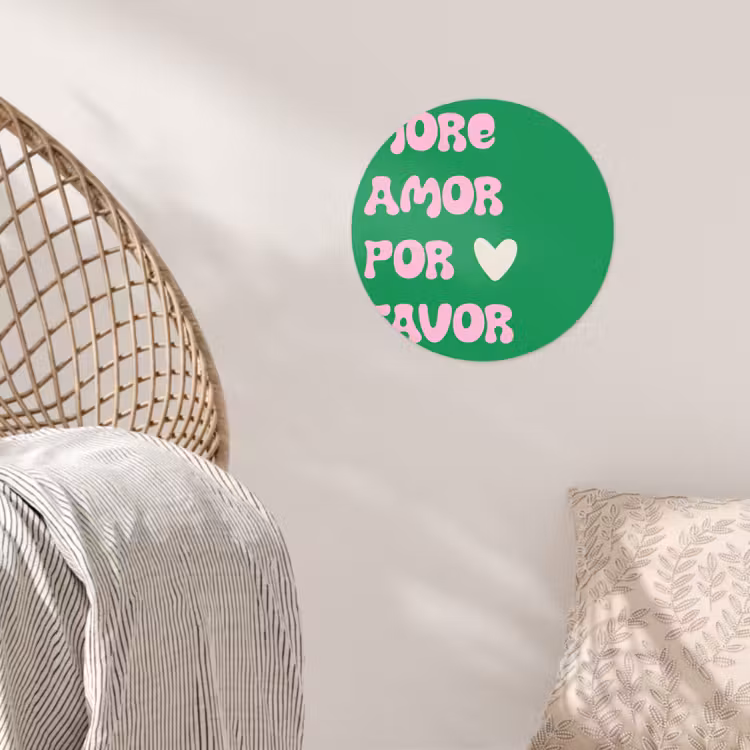 Behangcirkel - Amor - Valentijn - Groen - Tekst — 5