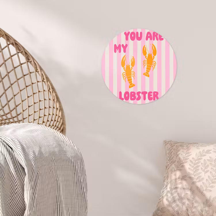 Behangcirkel - Lobster - Love - Valentijn — 5